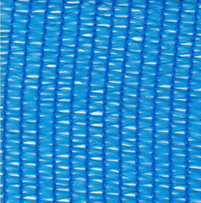 Фасадная строительная сетка 80 г/м2 голубого цвета